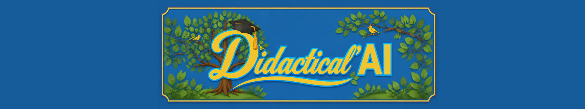 Bannière Didactical’AI, illustration de l’identité visuelle du projet